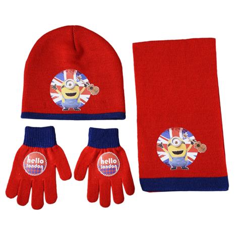 Hello London Minions Hat Gloves & Scarf Set £7.99